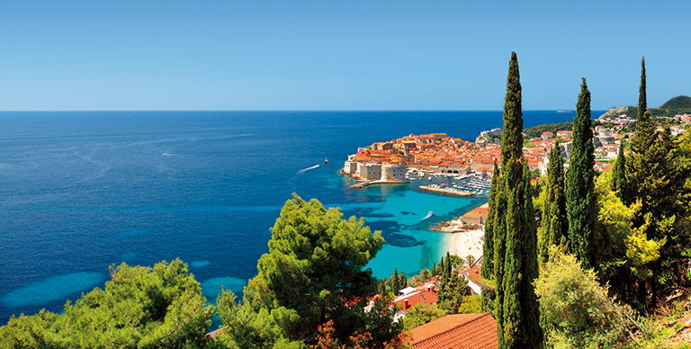 The Dubrovnik coast